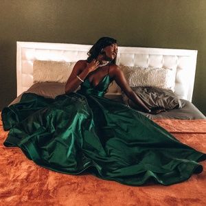 Sherri Hill Green Gown